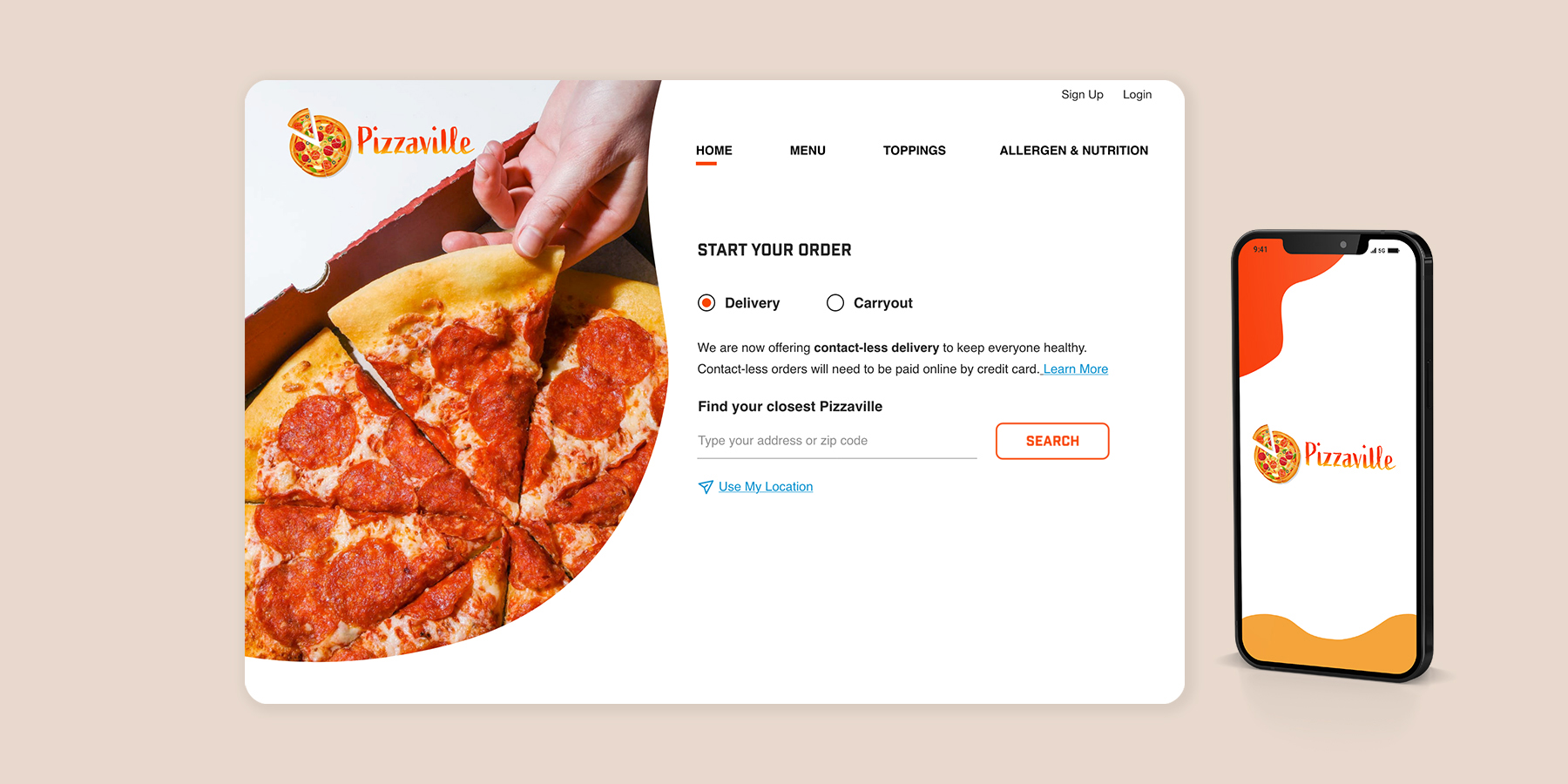 Pizza Website Redesign